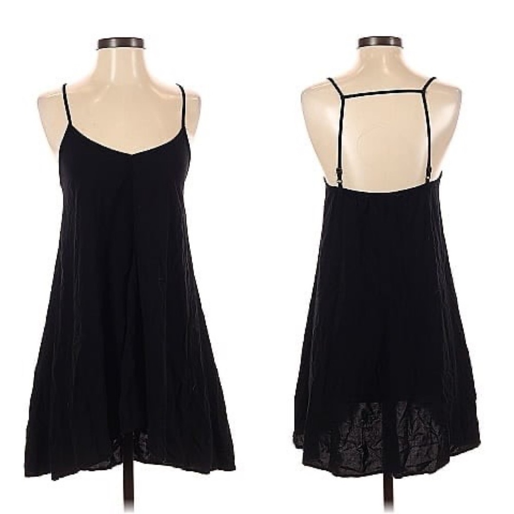 Mimi Chica Black Dress With a bar Strap Back Sz S